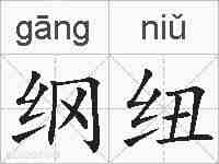 纲纽的拼音