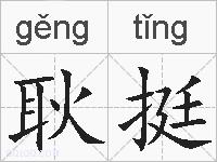 耿挺的拼音