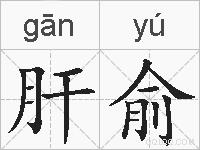 肝俞的拼音