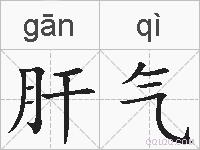 肝气的拼音