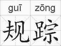 规踪的拼音