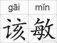 该敏的拼音