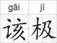 该极的拼音