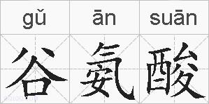 谷氨酸的拼音