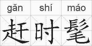 赶时髦的拼音
