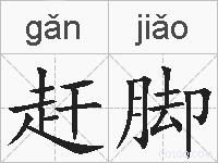 赶脚的拼音