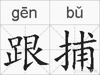 跟捕的拼音