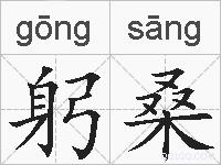 躬桑的拼音