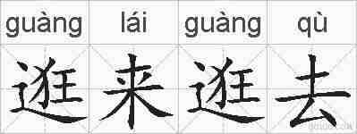 逛来逛去的拼音