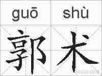 郭术的拼音