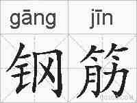 钢筋的拼音