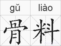 骨料的拼音