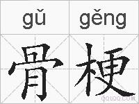 骨梗的拼音