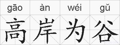 高岸为谷的拼音