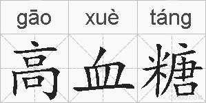 高血糖的拼音