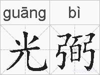 光弼的拼音