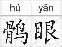 鹘眼的拼音