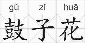 鼓子花的拼音