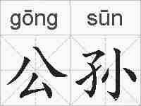 公孙的拼音