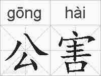 公害的拼音