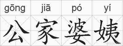 公家婆姨的拼音