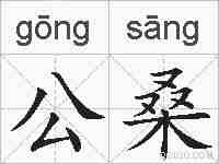 公桑的拼音