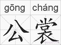 公裳的拼音