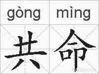 共命的拼音