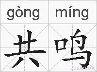 共鸣的拼音