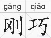 刚巧的拼音