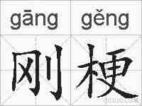 刚梗的拼音