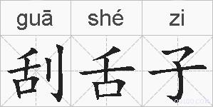 刮舌子的拼音