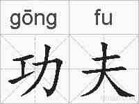 功夫的拼音