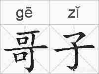 哥子的拼音