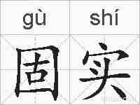 固实的拼音