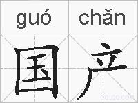 国产的拼音