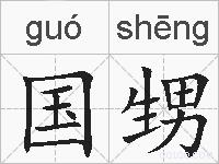 国甥的拼音