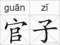 官子的拼音