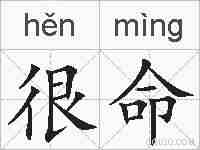 很命的拼音