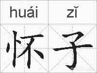 怀子的拼音