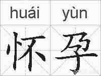 怀孕的拼音
