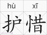 护惜的拼音