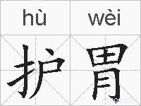 护胃的拼音
