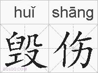 毁伤的拼音