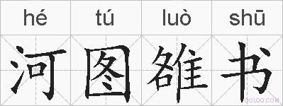河图雒书的拼音
