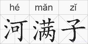 河满子的拼音
