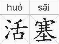 活塞的拼音