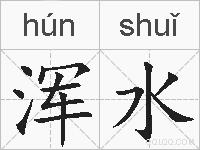 浑水的拼音