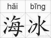 海冰的拼音