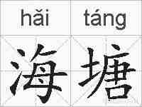 海塘的拼音